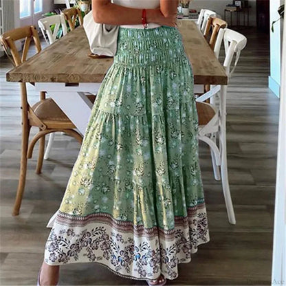 Elastic Waist Style Skirt