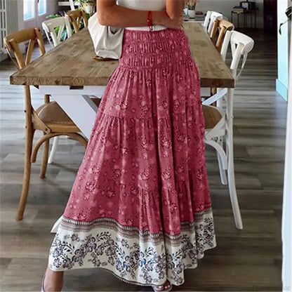 Elastic Waist Style Skirt