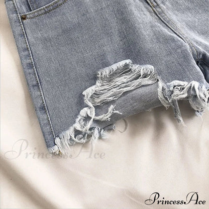 High Waist Denim Shorts