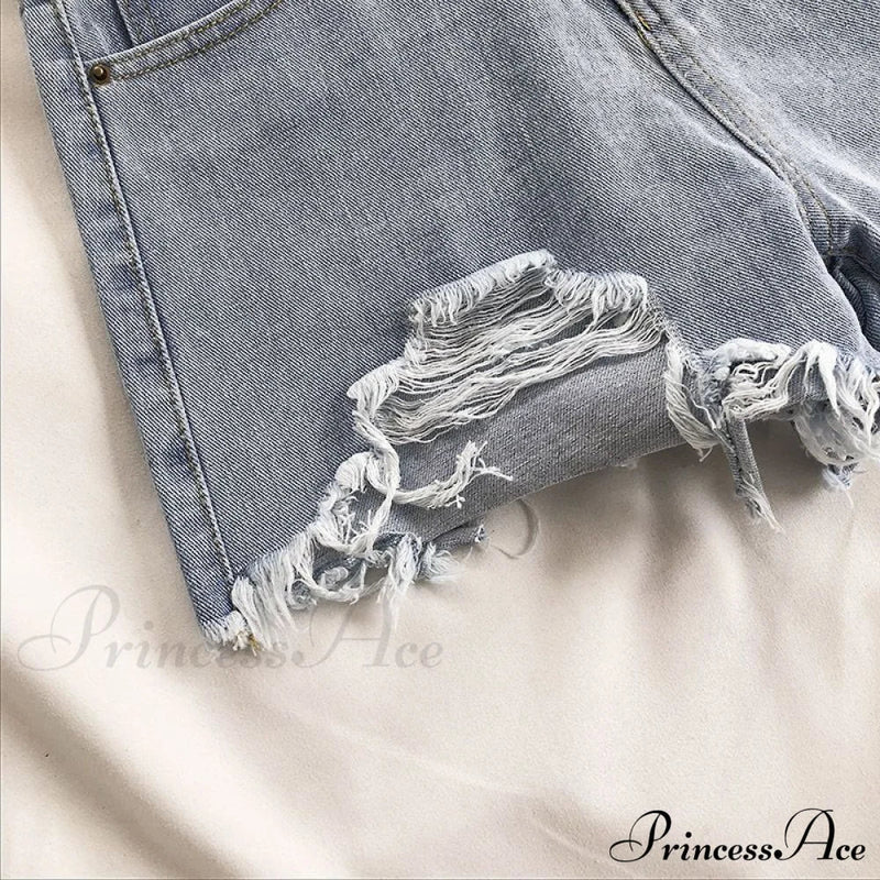 High Waist Denim Shorts