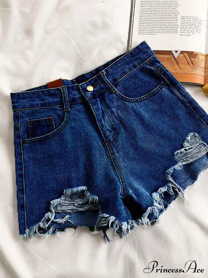 High Waist Denim Shorts