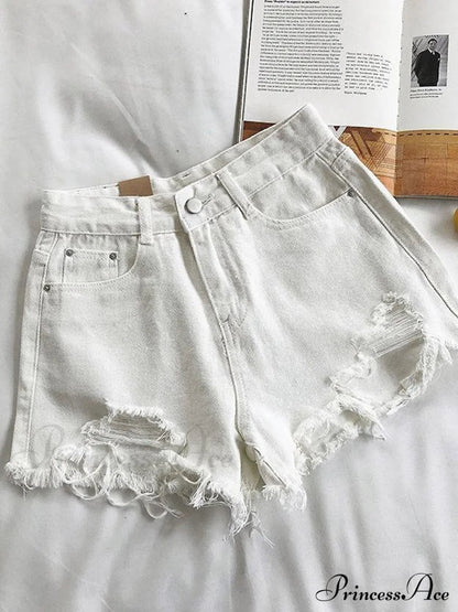 High Waist Denim Shorts
