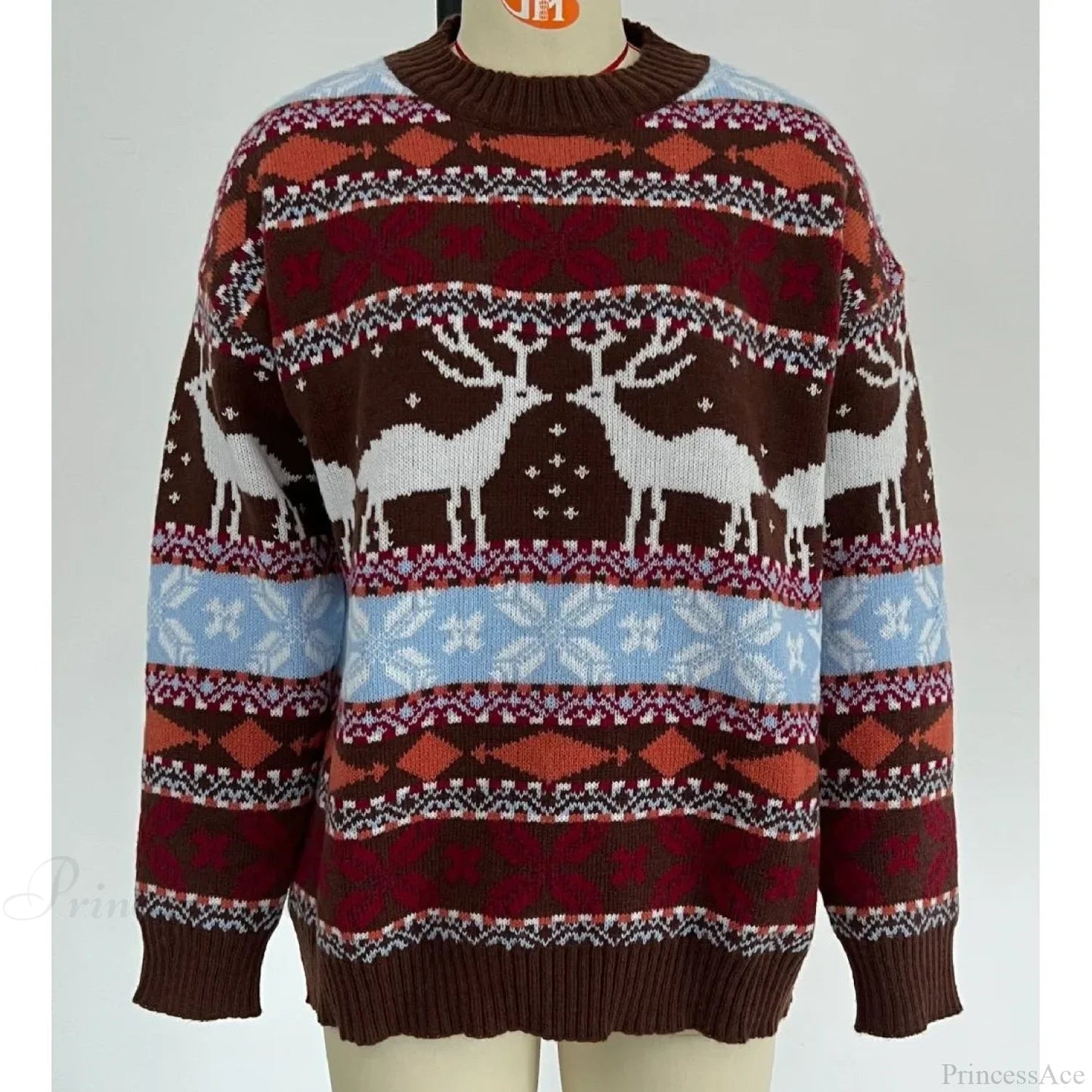 Long Sleeve Knitted Pullover Basic Jersey Christmas Sweater