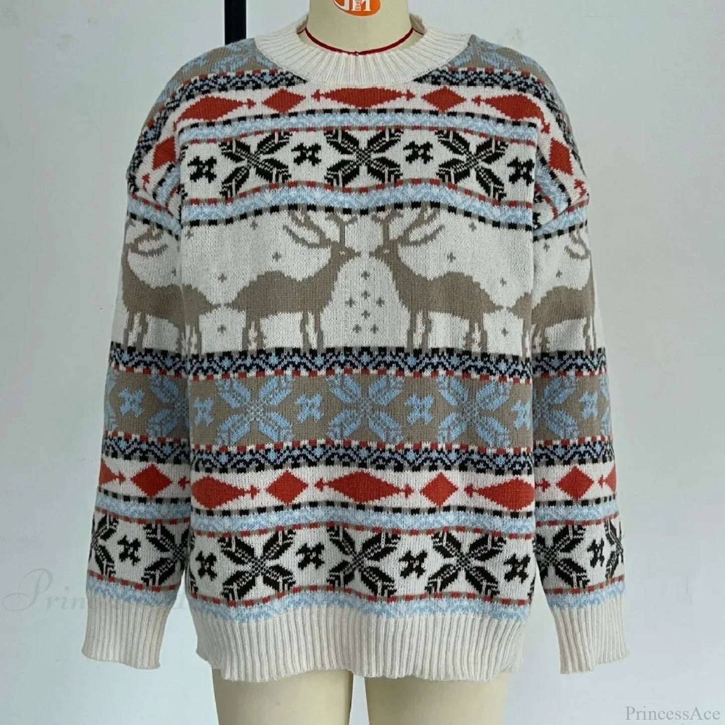 Long Sleeve Knitted Pullover Basic Jersey Christmas Sweater