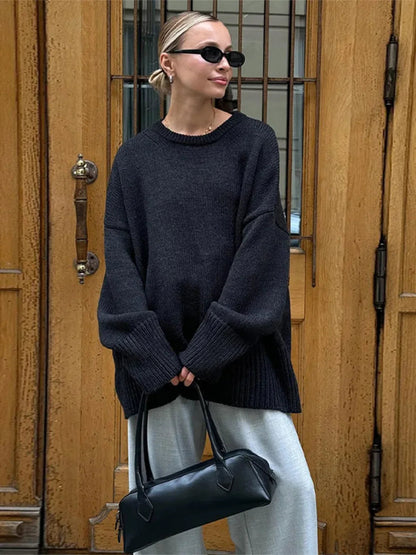 Retro Long Sleeve Sweater