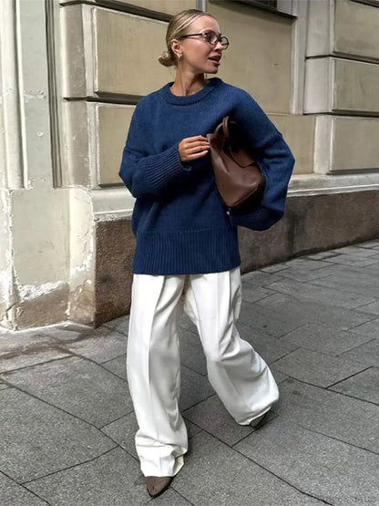 Retro Long Sleeve Sweater