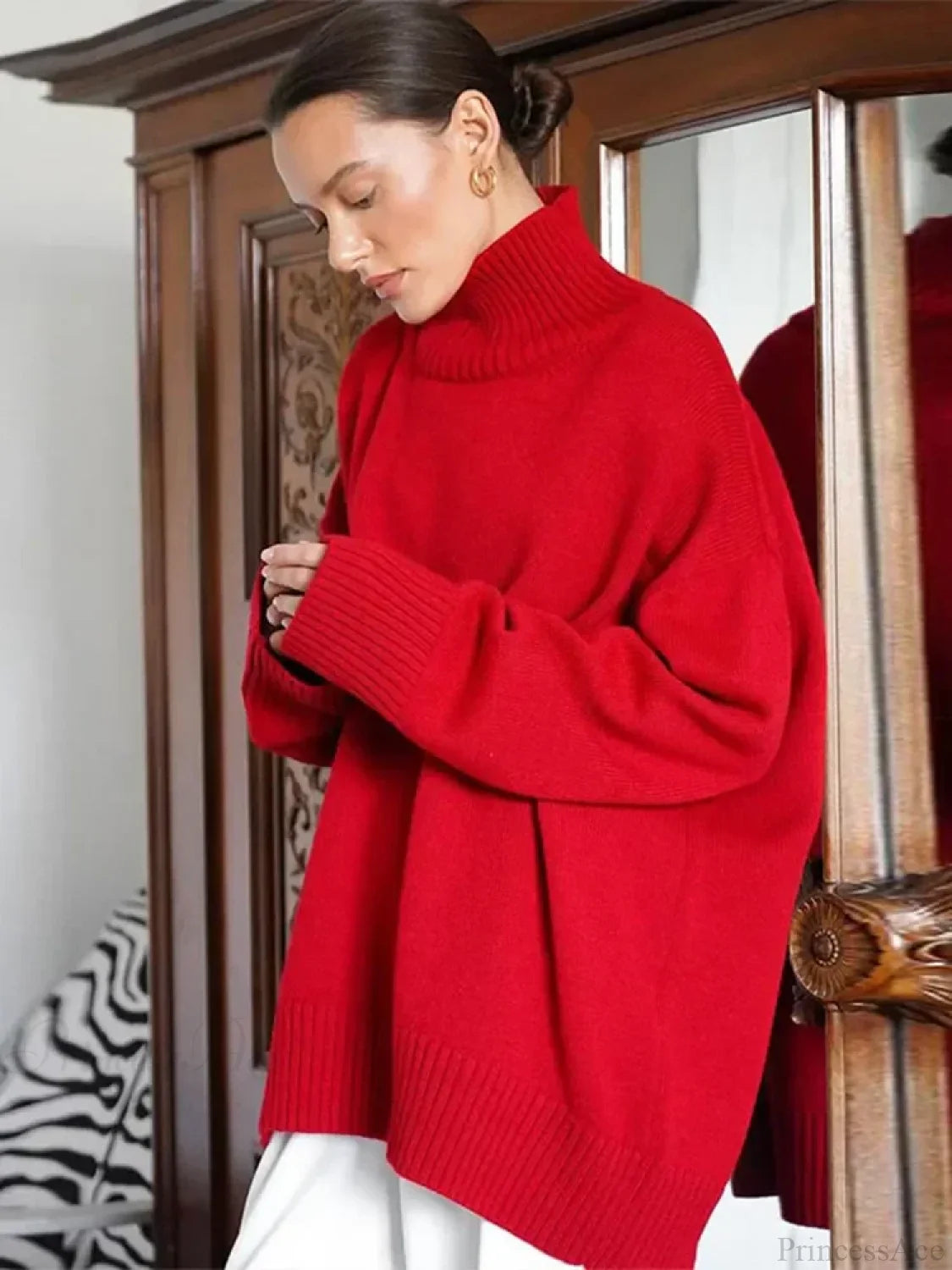 Color Long Sleeve Sweater