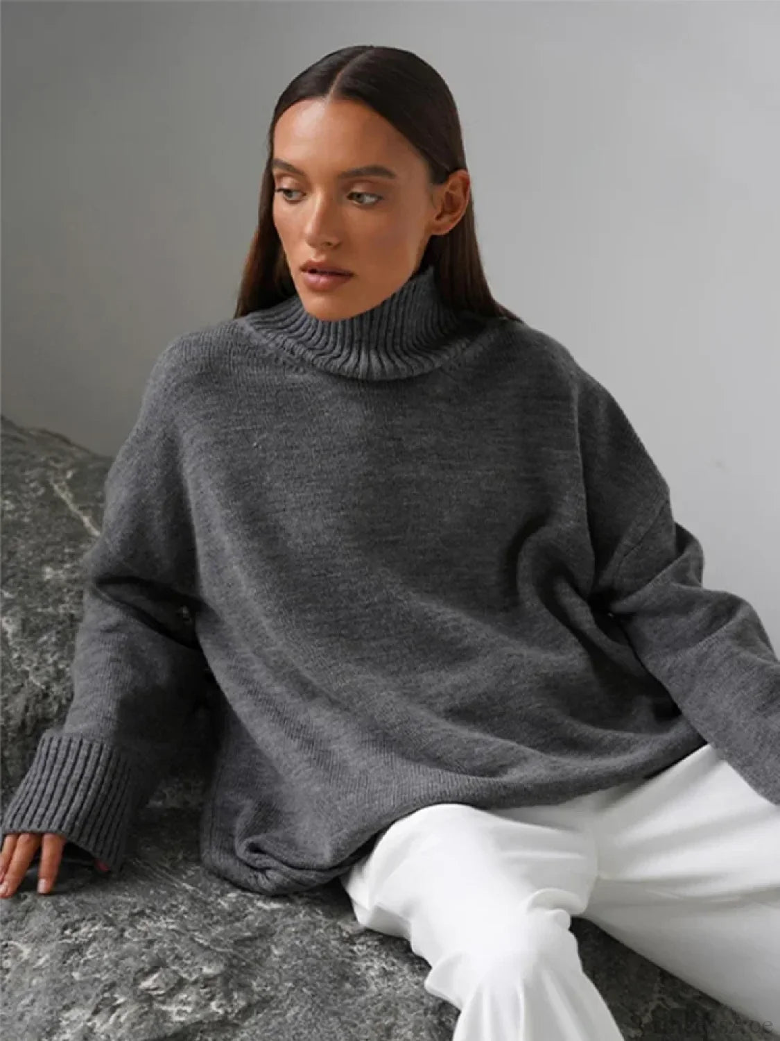 Color Long Sleeve Sweater