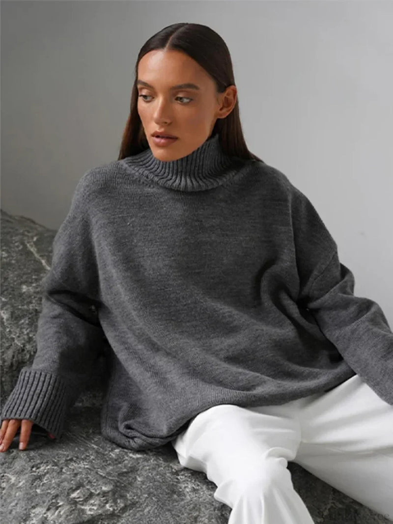 Color Long Sleeve Sweater