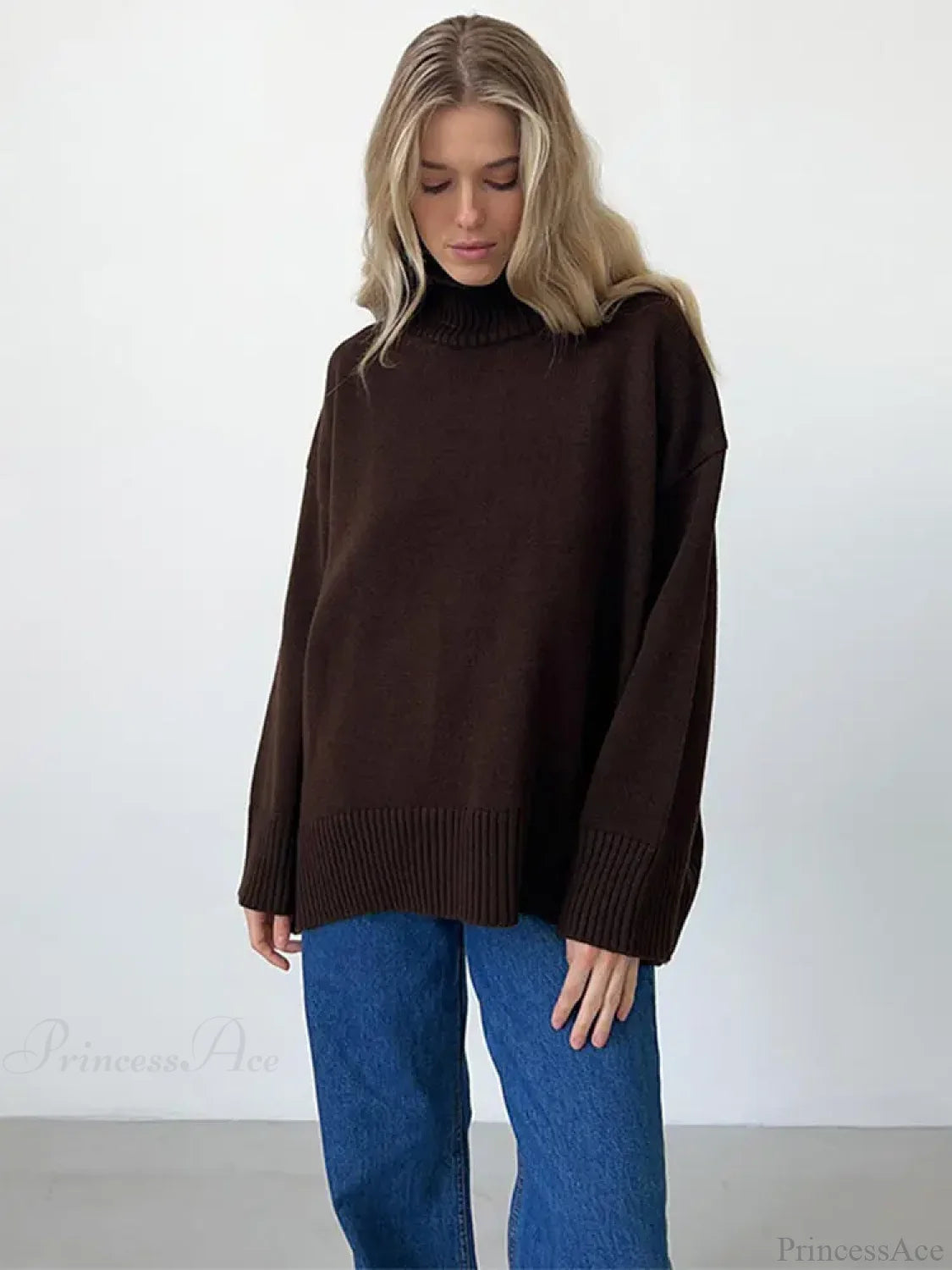 Color Long Sleeve Sweater
