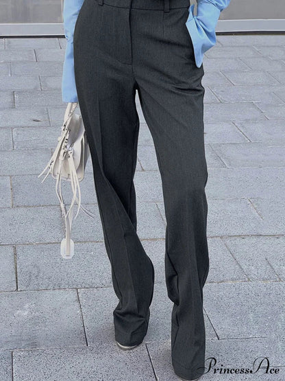 Straight Graceful Leg Long Pants