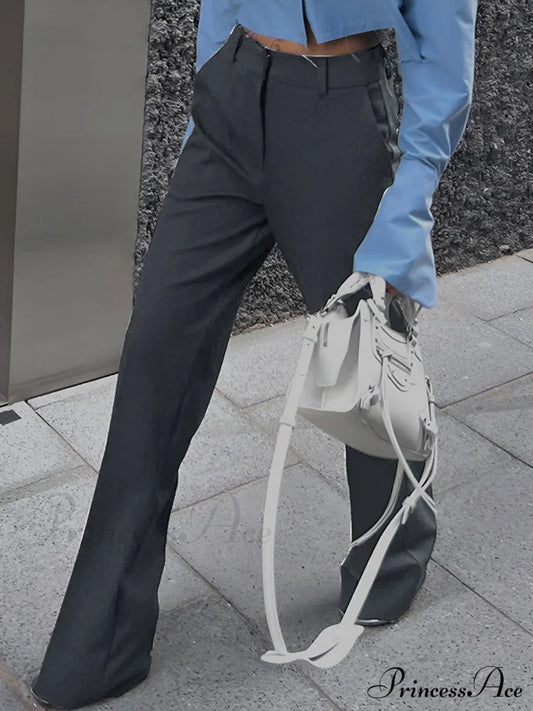 Straight Graceful Leg Long Pants