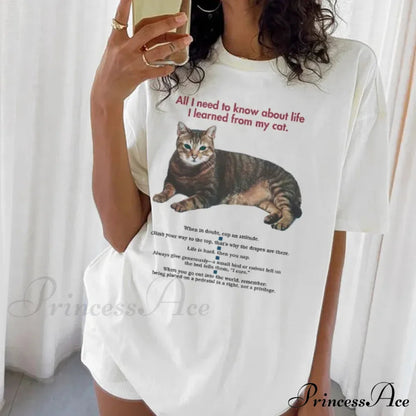 Cat Quotes Graphict-shirt