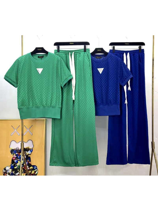 Print B V T-shirt & Pants Coord Set
