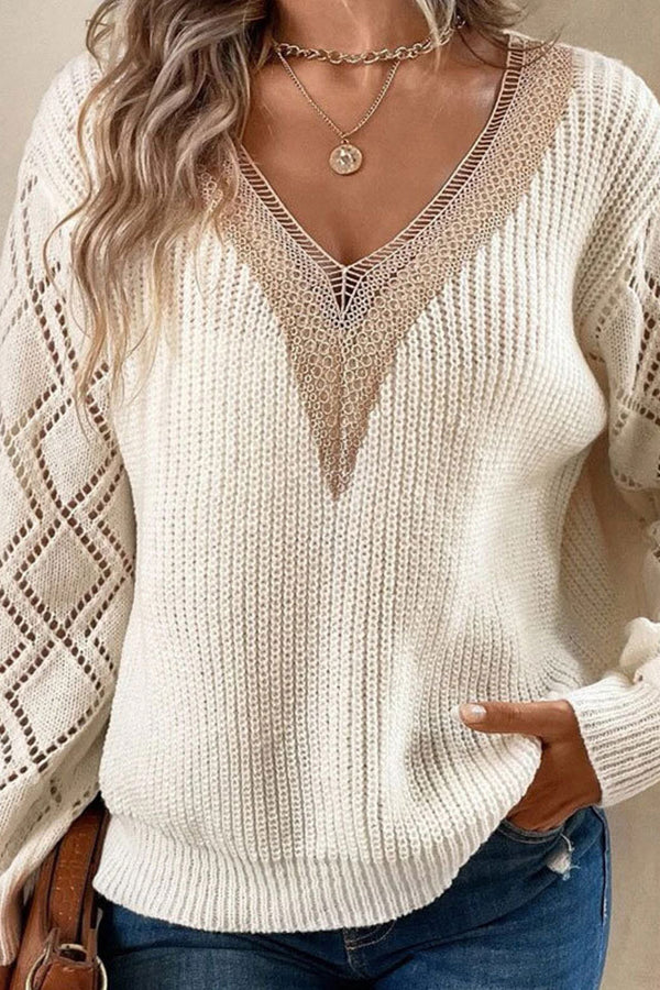 Loose Pullover Knitted Sweater