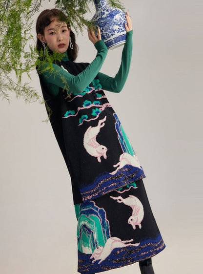 Japanese-style Knit Skirt