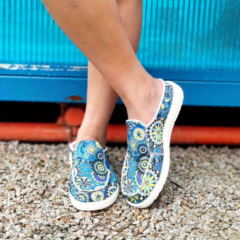 Print Canvas Shoes At9852