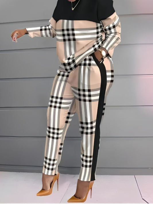 Imitation Denim Patchwork Pocket Design Pants Set Bo216