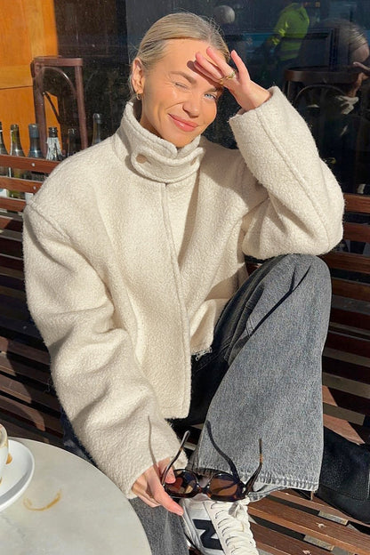 Sherpa Stand Collar Coat