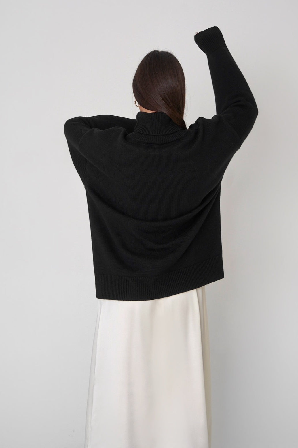 Basic Knit Turtleneck Sweater