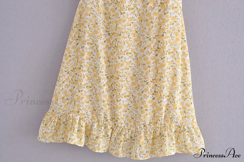 Charming Ditsy Charming Ruffled Mini Dress