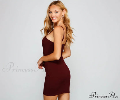 Beauty Stylish Corset Mini Dress