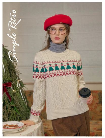 Christmas Tree Fair Isle Sweater