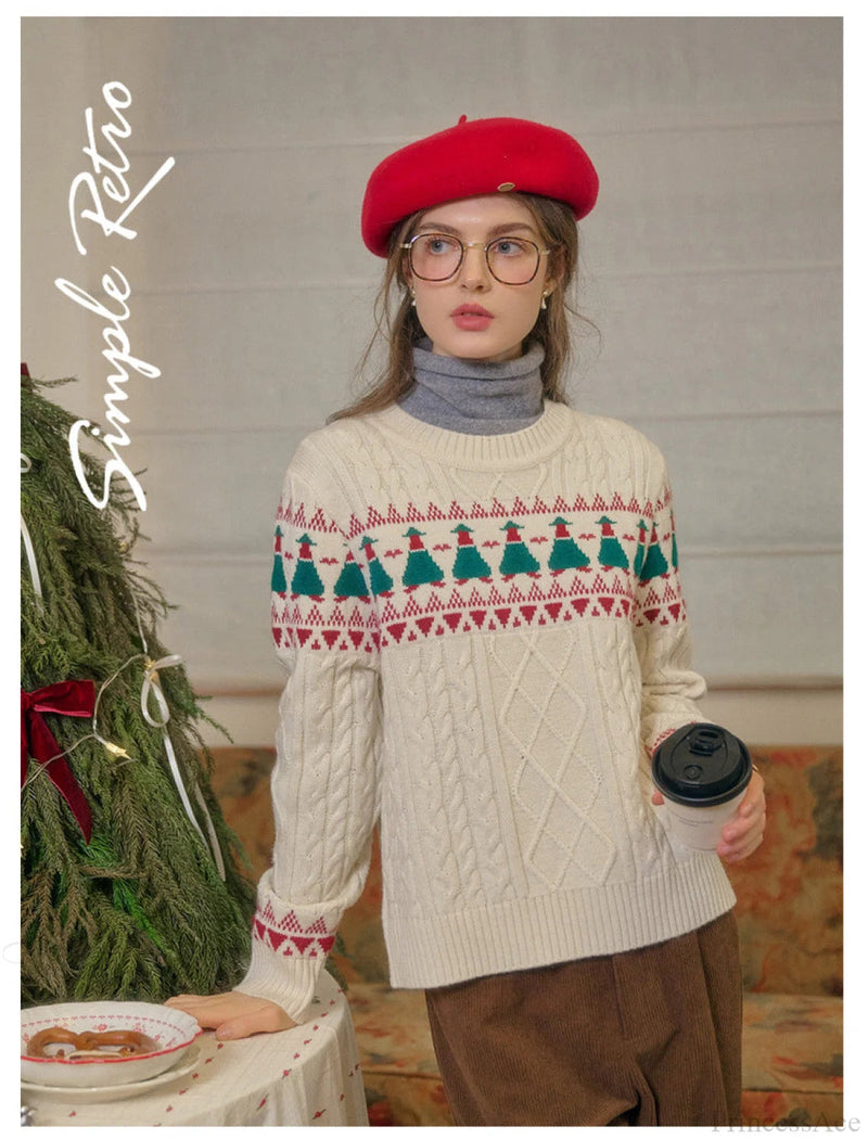 Christmas Tree Fair Isle Sweater