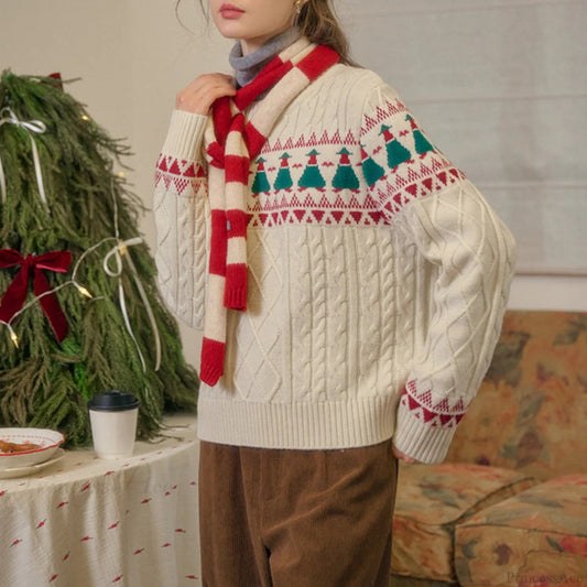 Christmas Tree Fair Isle Sweater