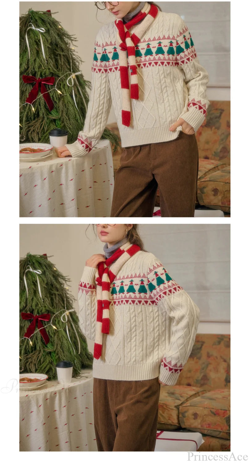 Christmas Tree Fair Isle Sweater