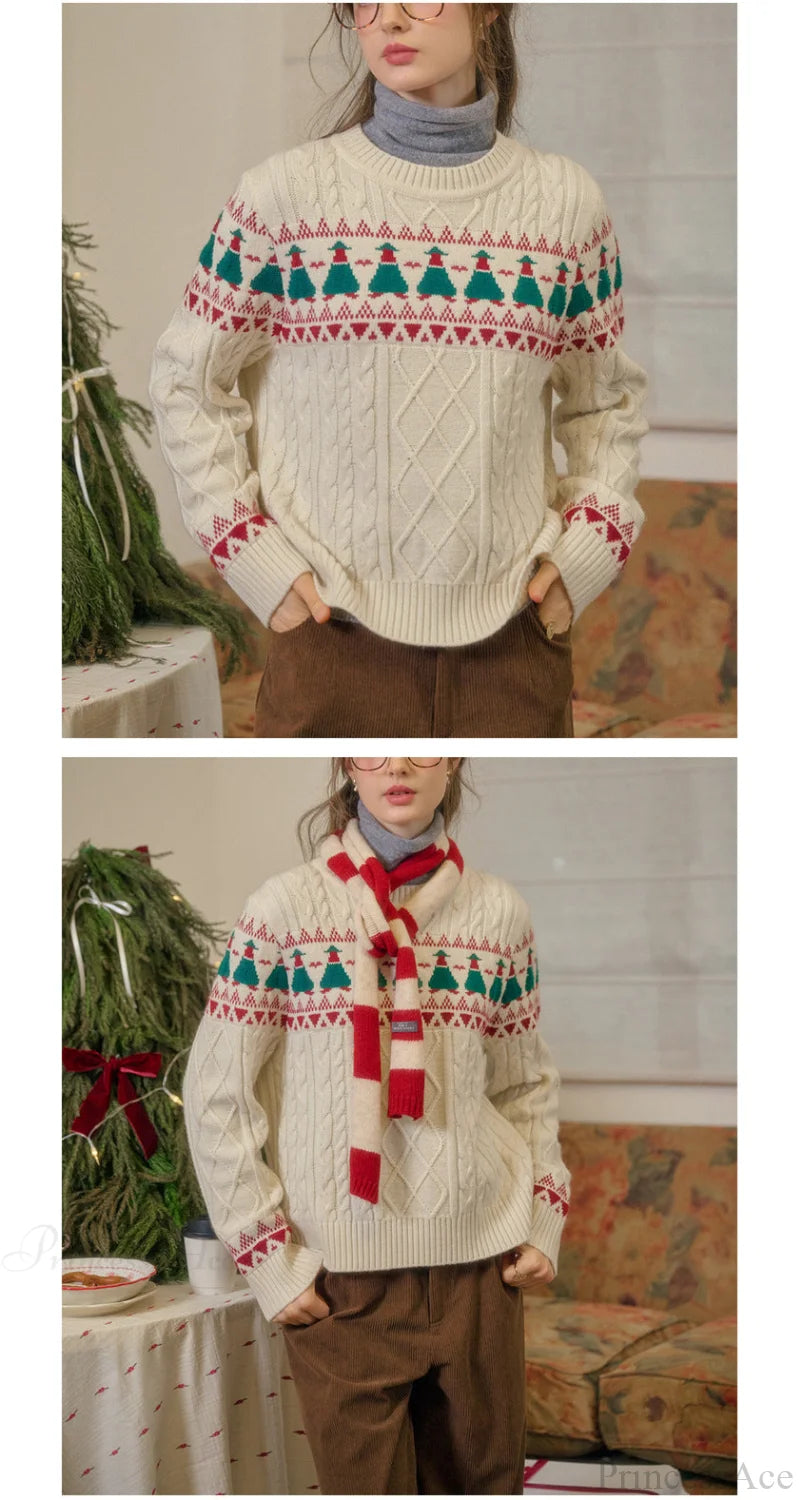 Christmas Tree Fair Isle Sweater