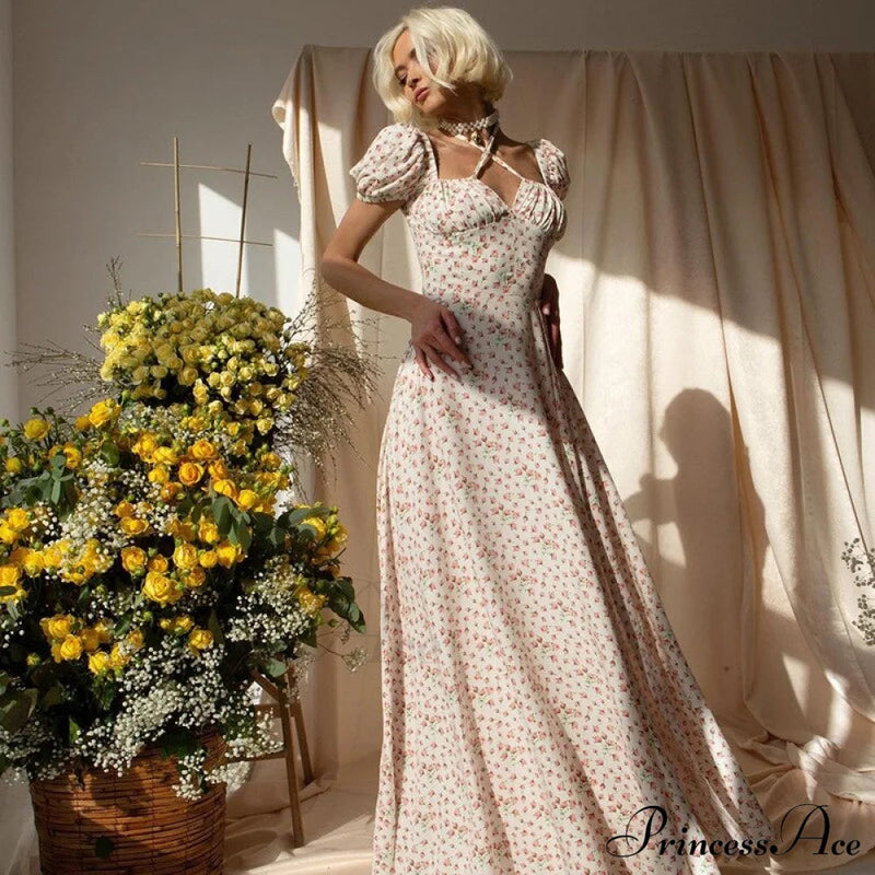 Club Split Night Design Gown Bodycon for Warm-season Long Dresses Gown Backless Party Flower High Vestidos
