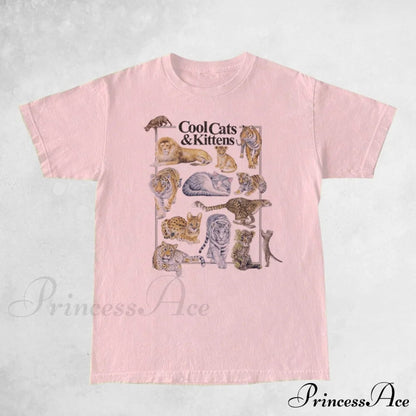Cool Cats and Charming Kittens Graphic T-shirt