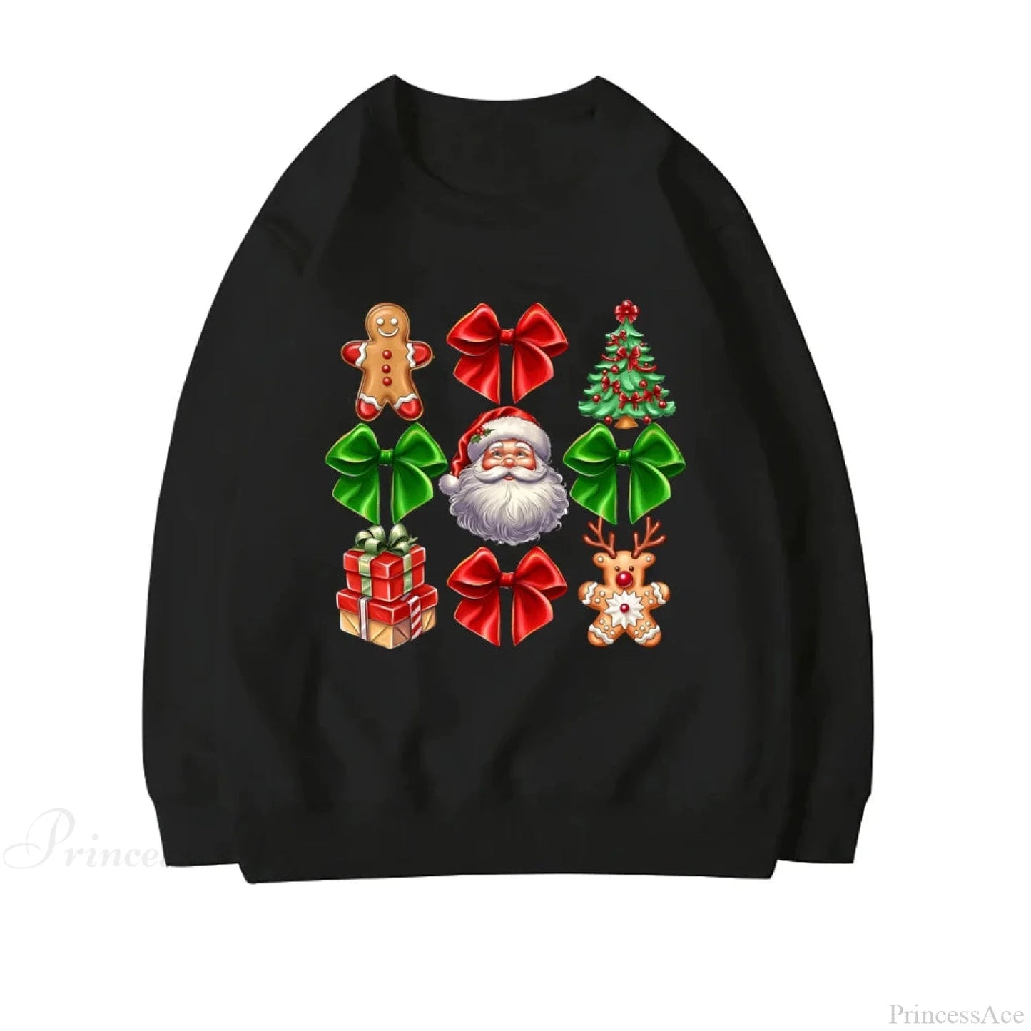 Coquette Christmas Santa Sweatshirt - Holiday Hoodie