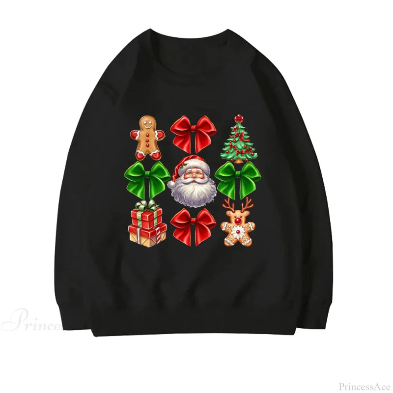 Coquette Christmas Santa Sweatshirt - Holiday Hoodie