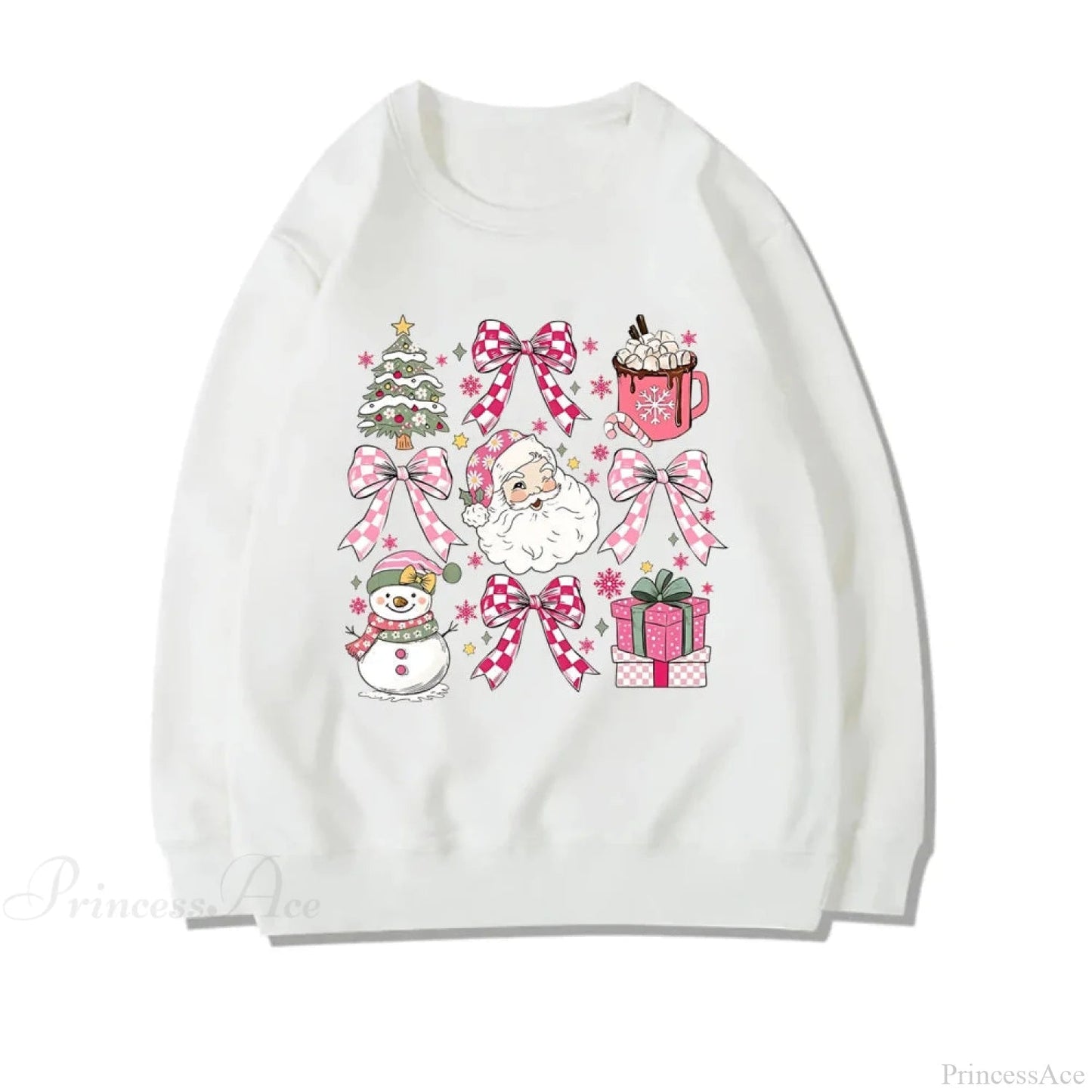 Coquette Christmas Santa Sweatshirt - Holiday Hoodie