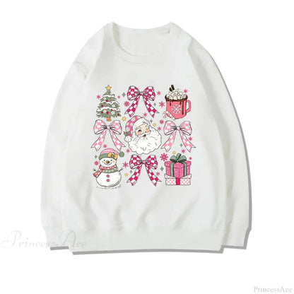 Coquette Christmas Santa Sweatshirt - Holiday Hoodie