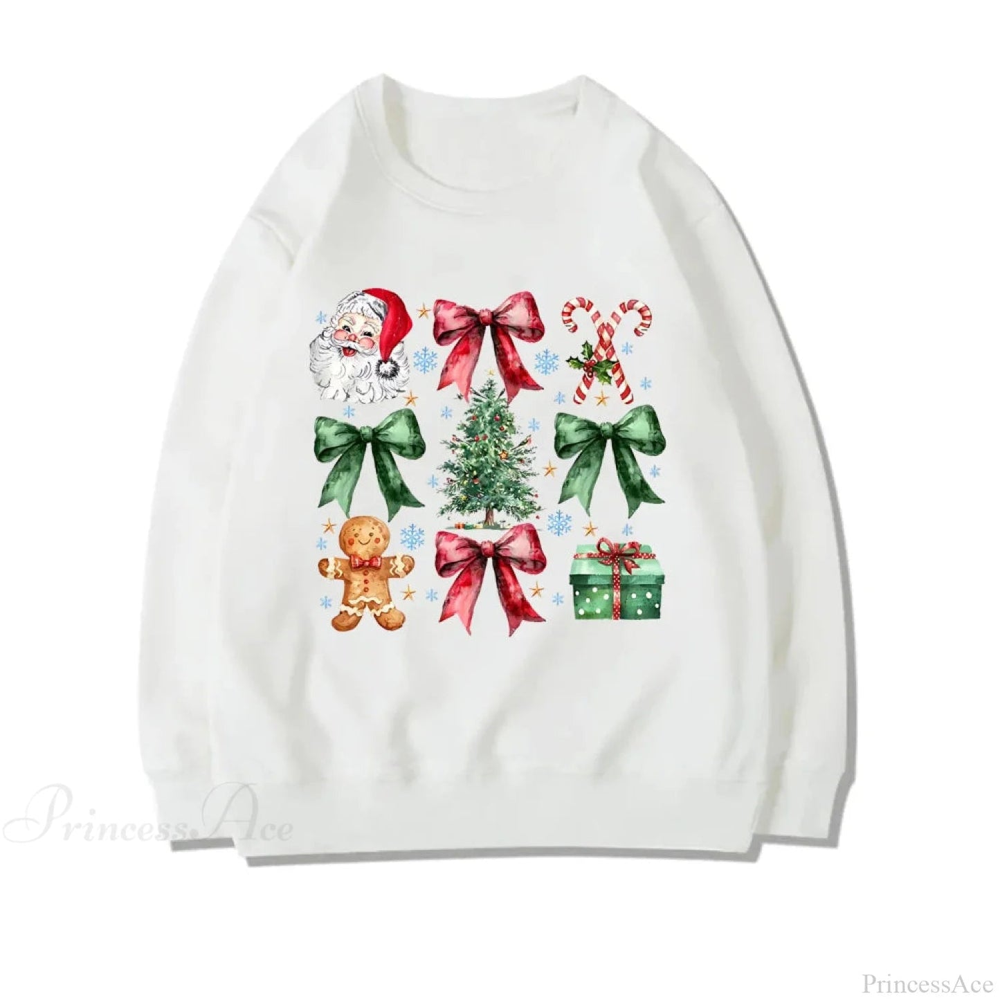 Coquette Christmas Santa Sweatshirt - Holiday Hoodie