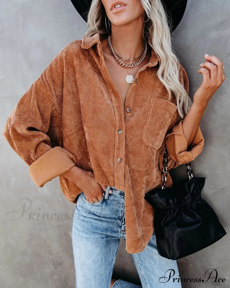 Corduroy Tunic Coats