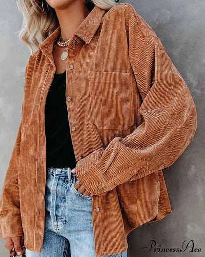 Corduroy Tunic Coats