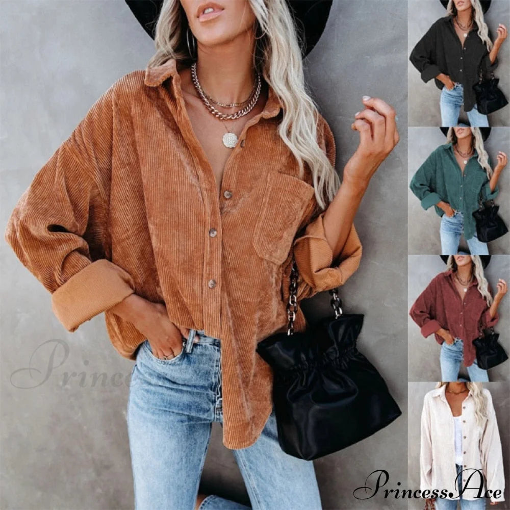 Corduroy Tunic Coats