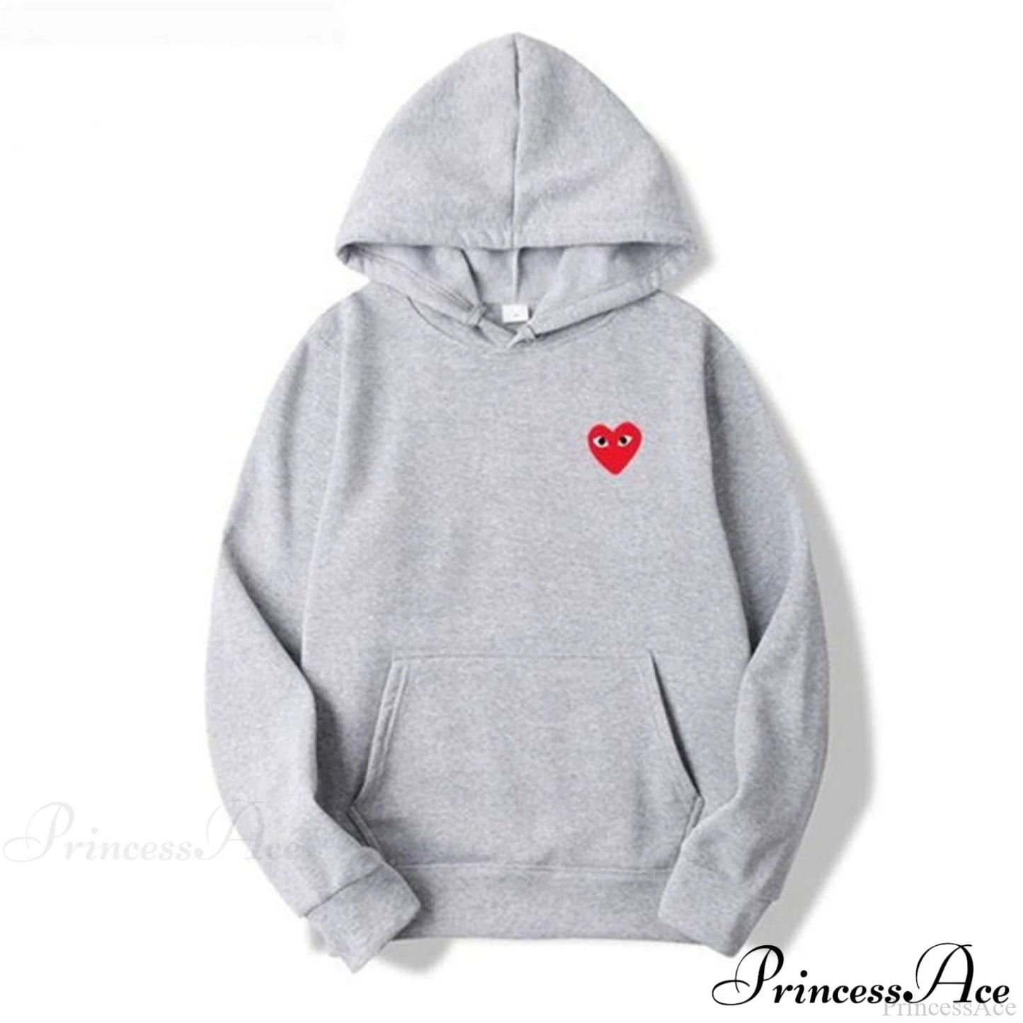 Cotton Heart-eye Printed Fall/winter Hoodies