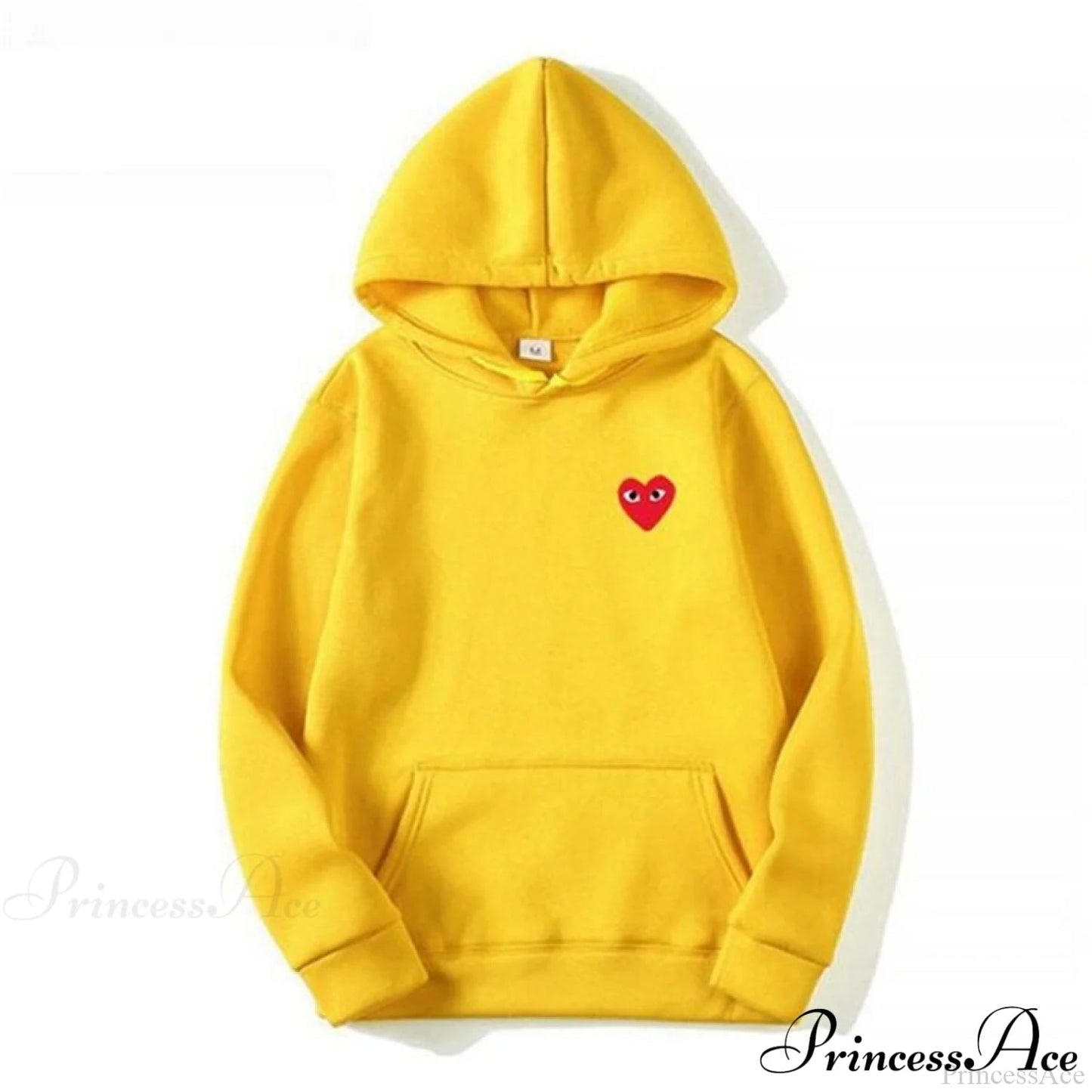Cotton Heart-eye Printed Fall/winter Hoodies
