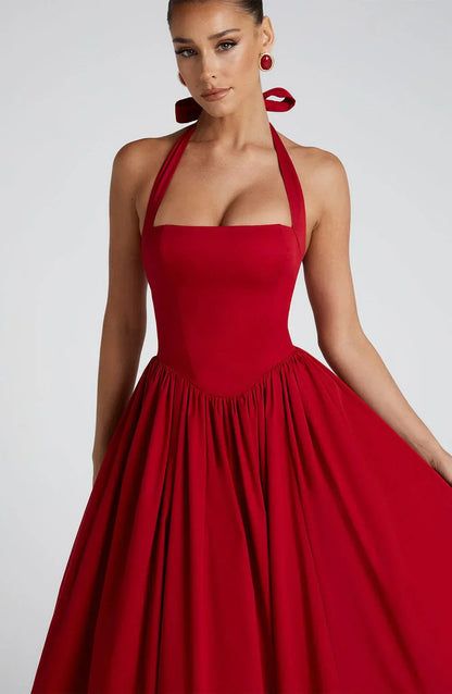 Monaco Grace Corset Midi Dress