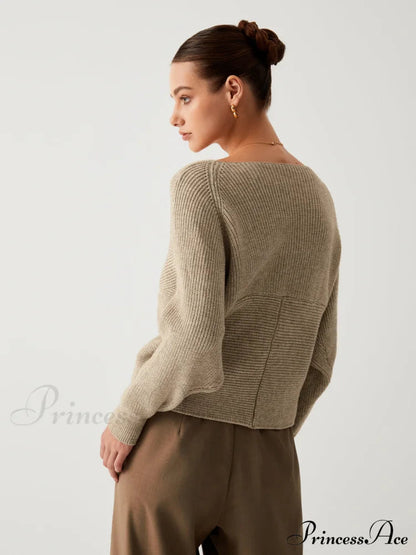 Cross My Heart Oversized Crop Sweater
