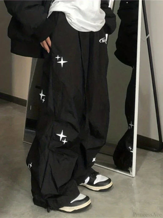 Cyber Y2k Parachute Baggy Pants
