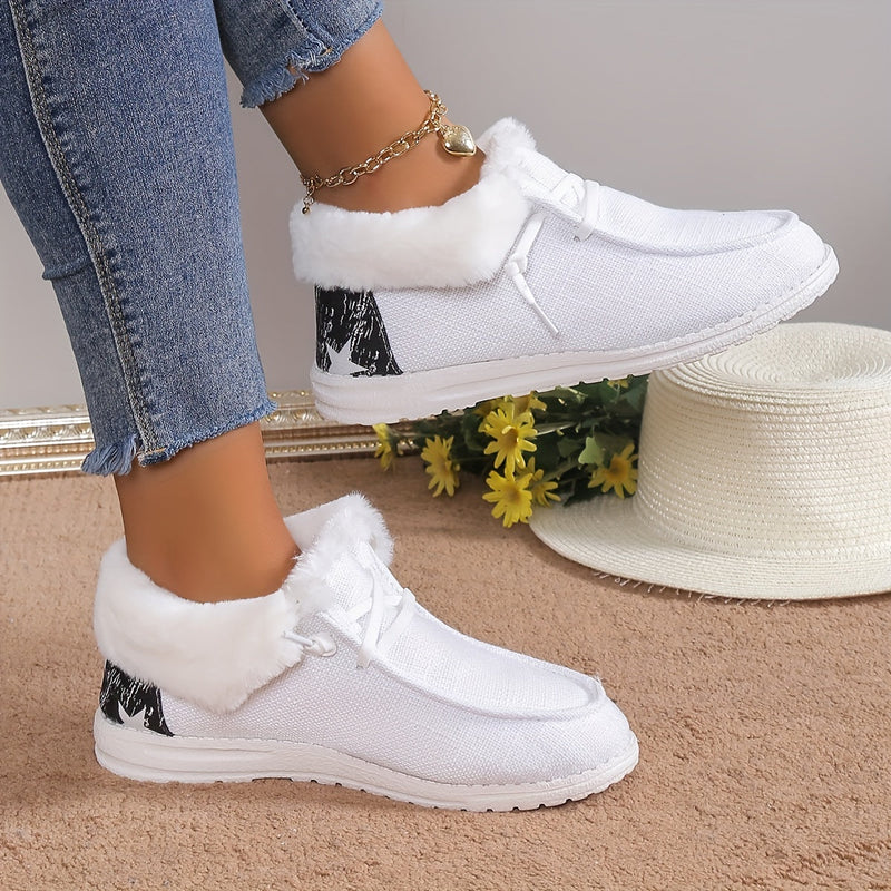 Plush Lined Canvas Shoes Gr7841