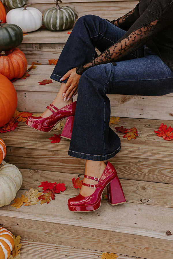 Mary Jane French High-heeled Shoes