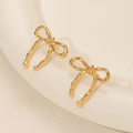 Golden Tie Earrings