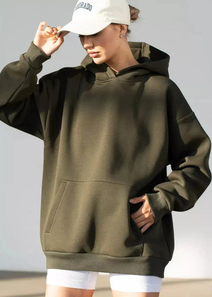 Cozy Long-sleeved Hooded Sweatshirt
